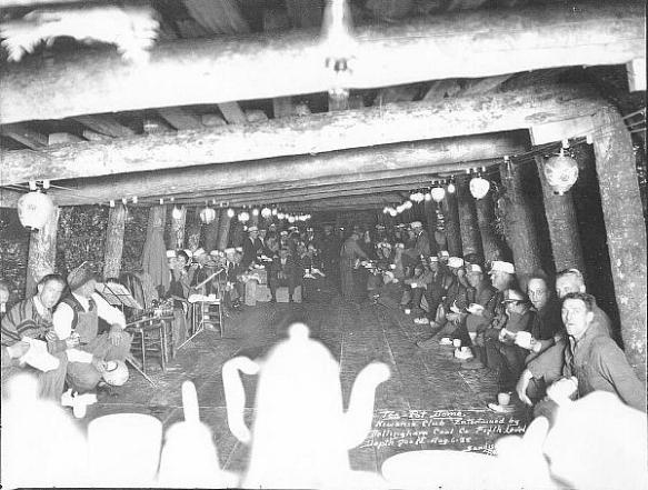 BELLINGHAM KIWANIS CLUB VISIT TO BELLINGHAM COAL MINE, 1935